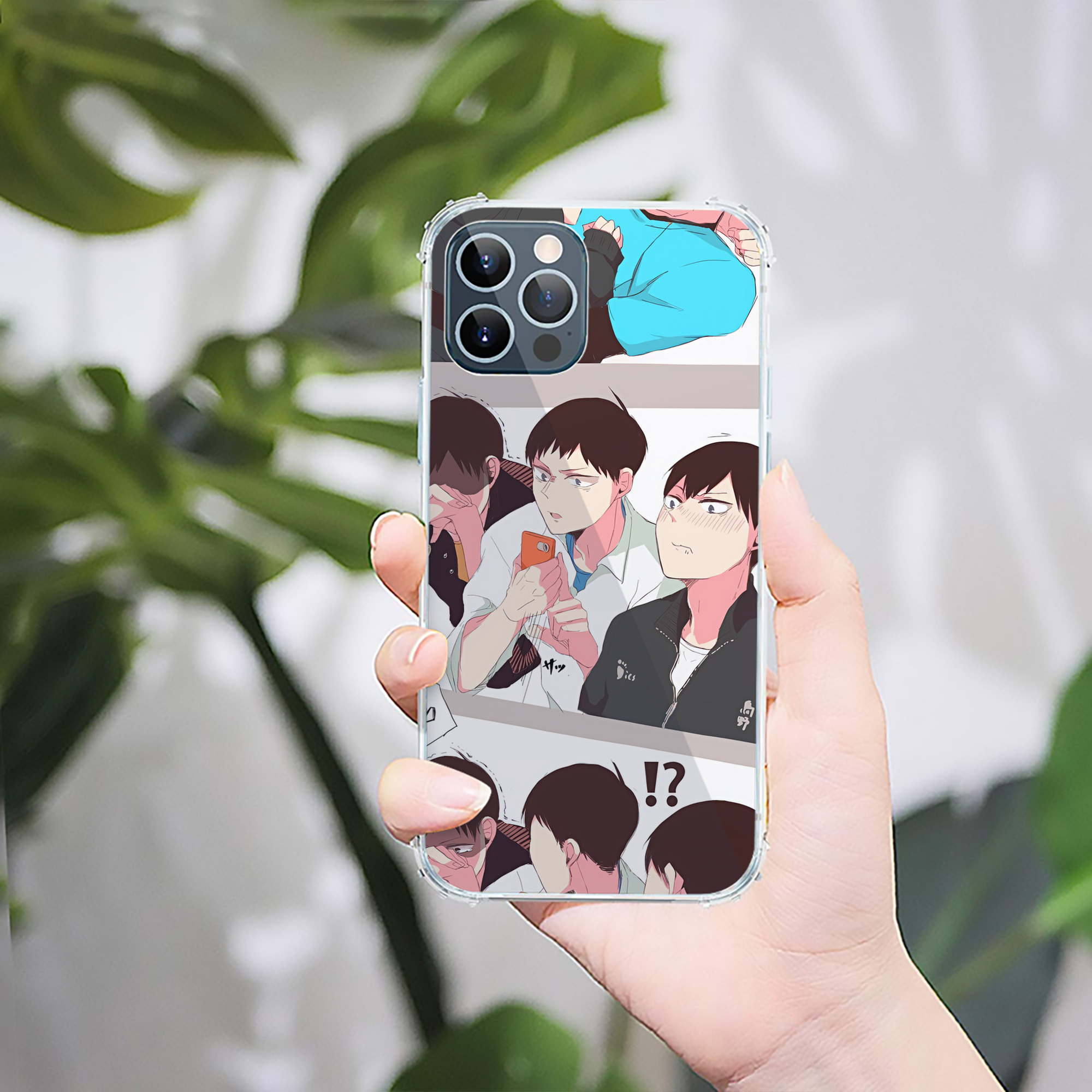 （画像用） ハイキュー!! Haikyu!! 【iPhone 12シリーズ対応】透明スマホケース（クリアソフトケース）